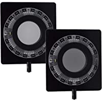 Juego de 2 filtros polarizadores para kits de banco óptico - Polarización ajustable - 5 pulgadas de largo y 3.7 pulgadas…